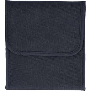 Nylon Filter Wallet Case with 3 s for Camera Lens Filters & Adapter Rings, Black, 3 Filters Capacity
