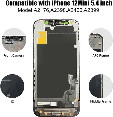 LMQ for iPhone Xs Max Screen Replacement Kit 6.5“ Full HD Display (A1921, A2101, A2102, A2103, A2104) 3D Touch Display Digitizer Frame with Repair Tool in Saudi Arabia