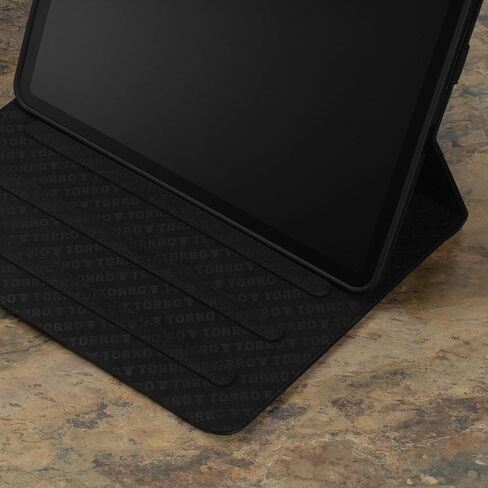 حافظة TORRO متوافقة مع iPad Air 5 / Air 4 - غطاء جلد أصلي iPad Air 2022/2020 مع وظيفة الحامل، واتصال قلم Apple ووظيفة النوم (بني داكن) in Saudi Arabia