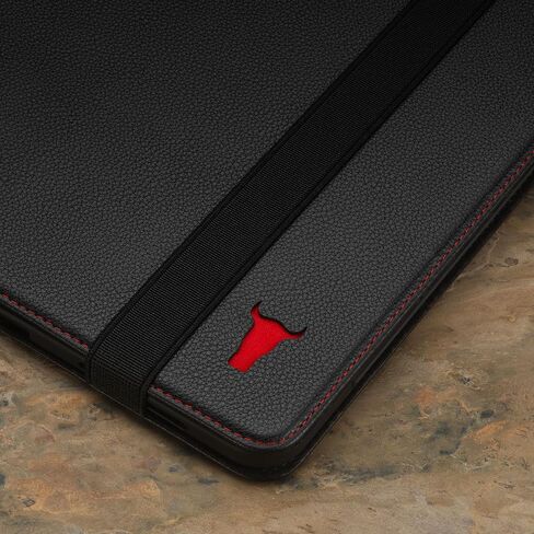 حافظة TORRO متوافقة مع iPad Air 5 / Air 4 - غطاء جلد أصلي iPad Air 2022/2020 مع وظيفة الحامل، واتصال قلم Apple ووظيفة النوم (بني داكن) in Saudi Arabia