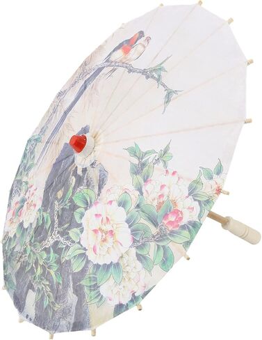 Pomya Oil Paper Umbrella, Durable Decorative Chinese Umbrella Multipurpose for Wedding Parties in Saudi Arabia