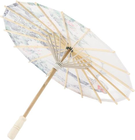 Pomya Oil Paper Umbrella, Durable Decorative Chinese Umbrella Multipurpose for Wedding Parties in Saudi Arabia