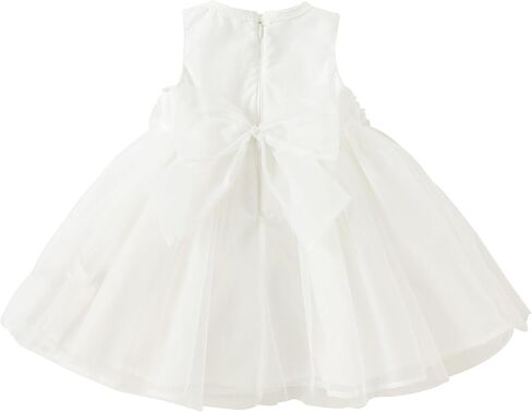 DAVE&BELLA Toddler Girls Tutu Dress, Tulle Ruffled Sleeveless Princess Dresses Summer Flower Sundress Wedding Birthday Party in Kuwait