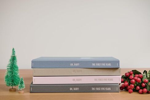 كتاب الذاكرة الذاكرة Cave -Baby - تذكارات كتب الأطفال المحايدة بين الجنسين ، سجل القصاصات المعالم الأولى ، ألبوم الصور والمجلة لتتبع اللحظات الخاصة ، كتاب حفظ السجلات للأطفال حديثي الولادة - الفراولة/الوردي in Kuwait