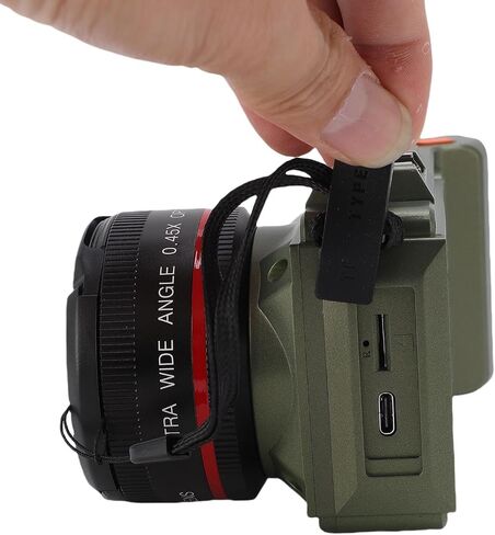 DSLR Camera, 70MP 4K 50X Zoom Auto Focus Wide Angle F1.8 Digital Camera with Double Screen Flash for Travel, Equipped with WiFi, 50X Digital Zoom (Green) in Saudi Arabia