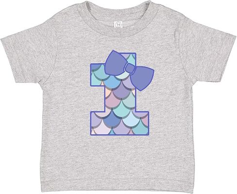 inktastic 1st Birthday Mermaid 1 Year Old Baby T-Shirt in Saudi Arabia