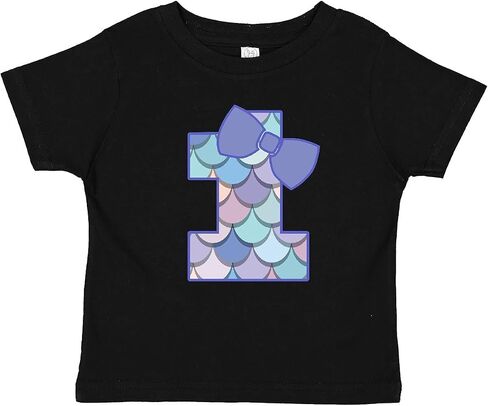 inktastic 1st Birthday Mermaid 1 Year Old Baby T-Shirt in Saudi Arabia