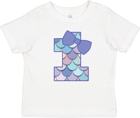 inktastic 1st Birthday Mermaid 1 Year Old Baby T-Shirt in Saudi Arabia