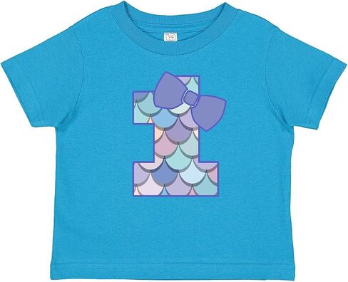 inktastic 1st Birthday Mermaid 1 Year Old Baby T-Shirt in Saudi Arabia