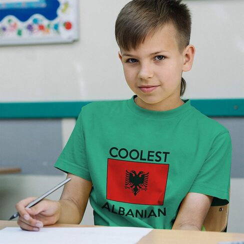 Toddler T-Shirt Coolest Albanian Countries Coolest Country Boy & Girl Clothes in Saudi Arabia