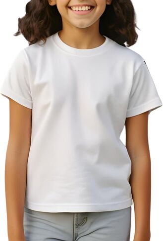 Premium Cotton Soft Tees Boy | Girl | Toddler Unisex Jersey Kids T-Shirt, from 2T to 16Y Tshirt in Saudi Arabia
