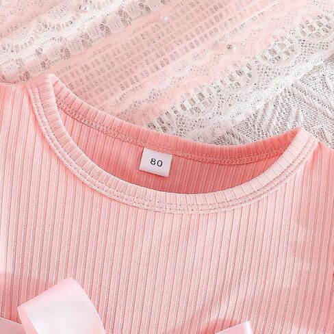 1-5Y Baby Toddler Girl Ruffle Tutu Dress Kids Girl Sleeveless Tulle Dresses Ribbed Tops Stars Skirt Birthday Outfits in Saudi Arabia