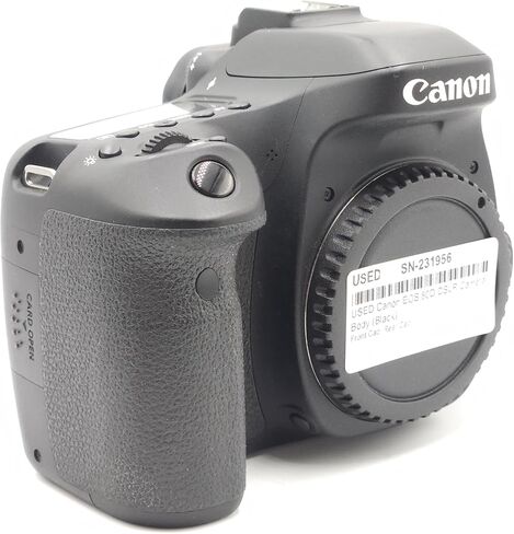 Canon Digital SLR Camera Body [EOS 80D] مع مستشعر CMOS 24.2 ميجابكسل (APS -C) ومستشعر بكسل CMOS AF المزدوج - الأسود in Kuwait