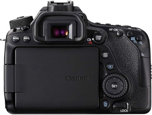 Canon Digital SLR Camera Body [EOS 80D] مع مستشعر CMOS 24.2 ميجابكسل (APS -C) ومستشعر بكسل CMOS AF المزدوج - الأسود in Kuwait