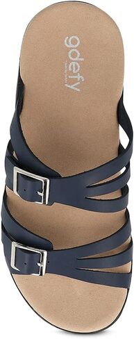Gravity Defyer Gdefy Ortal Leather Strappy Fashion Sandal - مقابل شرائح تقويم الأداء المؤكدة in Saudi Arabia