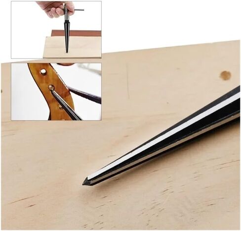3-13mm&5-16mm Taper Reamer Hand Metal Reamer Deburring Enlarge Pin Hole Handheld Reamer for Wood Metal Plastic Drilling Tools(Hexagon 5-16mm) in Kuwait