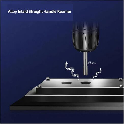 4-24mm Carbide Machine Reamer H7 Straight Slot Straight Shank Tungsten Steel 4 Flute Inner Hole Harened Steel Metal Cutter CNC(12mm H7) in Saudi Arabia