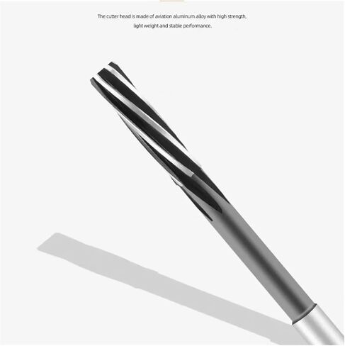 3-20mm HSS H7 Machine Reamer Spiral Rotary Tool Straight Shank Drilling Wood Aluminum Copper Deburring Chucking Plumbing Tools(14mm H7) in Saudi Arabia