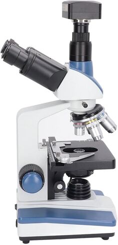 Electric Compound Trinocular Microscope 307X to 7690X LED Compound Microscope with 5MP USB 2.0 Camera (US Plug) in Saudi Arabia