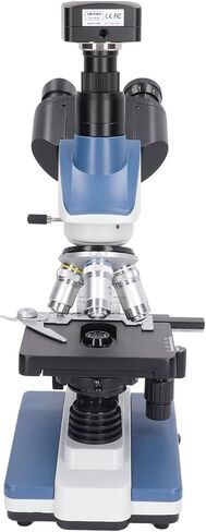 Electric Compound Trinocular Microscope 307X to 7690X LED Compound Microscope with 5MP USB 2.0 Camera (US Plug) in Saudi Arabia