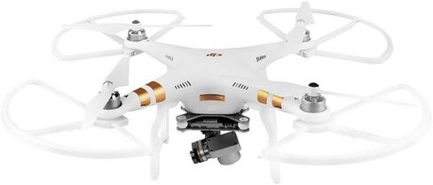 SSE® Quick Disconnect Quick Mount Release Snap On/Off Prop Guards for DJI Phantom 3 4K, Professional, Advanced, Standard + Phantom 2 and Phantom 1 Quadcopters (White) in Saudi Arabia