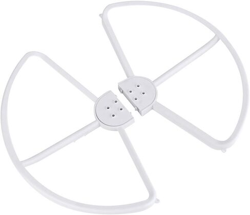 SSE® Quick Disconnect Quick Mount Release Snap On/Off Prop Guards for DJI Phantom 3 4K, Professional, Advanced, Standard + Phantom 2 and Phantom 1 Quadcopters (White) in Saudi Arabia