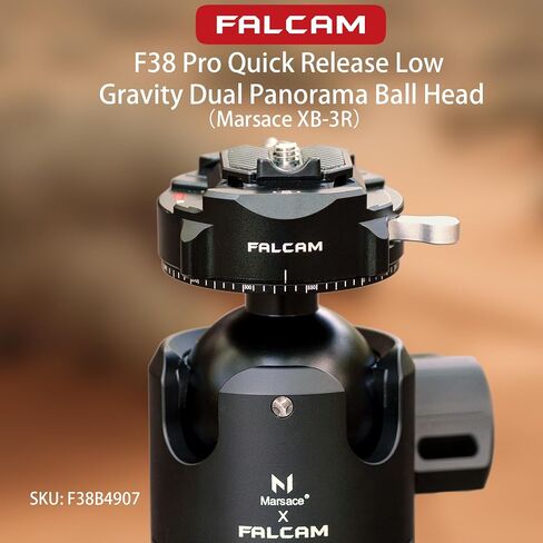 Falcam Tripod Head Kit XB -3R ، F38 Pro Quick Release Low Gravity Dual Panorama Ball Head - F38B4907 in Kuwait