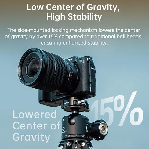 Falcam Tripod Head Kit XB -3R ، F38 Pro Quick Release Low Gravity Dual Panorama Ball Head - F38B4907 in Kuwait