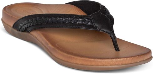 Aetrex Women's Emmy Orthopedic Braided Thong Sandals - Lightweight Orthotic Sandals with Arch Support in Saudi Arabia