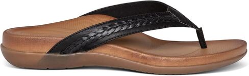 Aetrex Women's Emmy Orthopedic Braided Thong Sandals - Lightweight Orthotic Sandals with Arch Support in Saudi Arabia