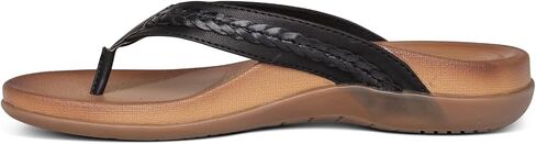 Aetrex Women's Emmy Orthopedic Braided Thong Sandals - Lightweight Orthotic Sandals with Arch Support in Saudi Arabia