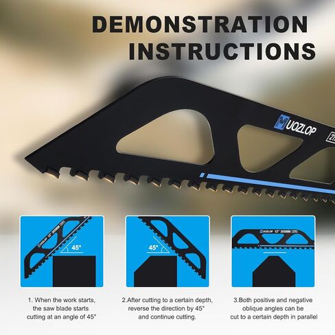2TPI 12inch 2Pack Masonry Reciprocating Saw Blades | 2TPI Carbide Blade Strong teeths for Cutting Brick, Cement, Porous Concrete in Saudi Arabia