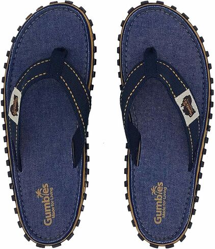 Gumbies Islander Flip Flops Flops ، مع Supersoft Cotton Tee Post ونعل المطاط المعاد تدويره متين - راحة مضمونة in Kuwait