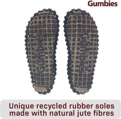 Gumbies Islander Flip Flops Flops ، مع Supersoft Cotton Tee Post ونعل المطاط المعاد تدويره متين - راحة مضمونة in Kuwait