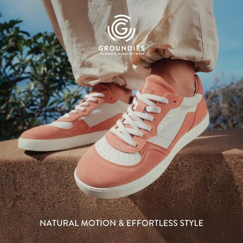 GROUNDIES Nova Barefoot Shoes for Women - Trainer Sneakers for Women with Foot-Friendly Wide Toe Box, Neutral Footbed, and Non Slip Zero Drop Outsole in Kuwait