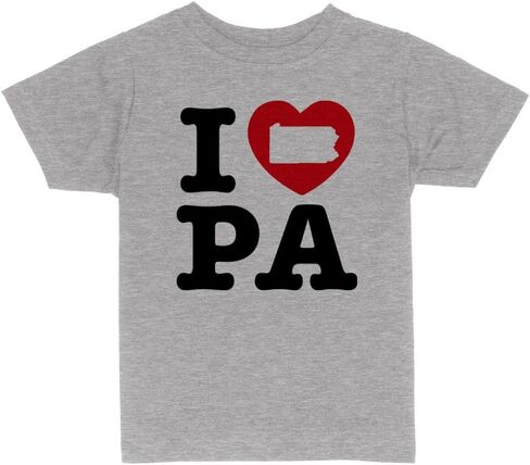 I Love Pennsylvania Toddler Kids T-Shirt in Saudi Arabia