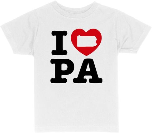 I Love Pennsylvania Toddler Kids T-Shirt in Saudi Arabia