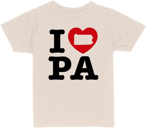 I Love Pennsylvania Toddler Kids T-Shirt in Saudi Arabia