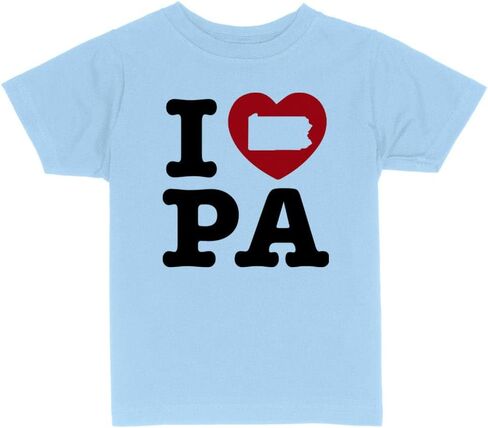 I Love Pennsylvania Toddler Kids T-Shirt in Saudi Arabia