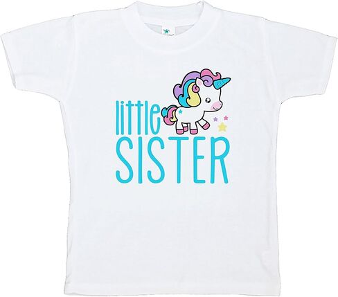 7 ate 9 Apparel Kids Little Sister Unicorn T-Shirt in Saudi Arabia