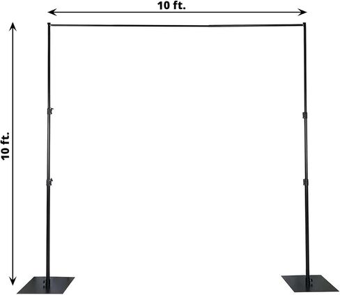 efavormart 10ft DIY قابلة للتعديل ثلاثية العارضة وأقواس التثبيت لمواصف الخلفية in Saudi Arabia