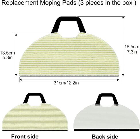 Replacement Parts Accessories for Shark AV2610WA RV2610WA RV2410WD Matrix Plus 2- in-1,2 Main Brush,4 Filters,3 Mop Pads,6 Side Brushes,2 Pre Filter,&1 Pre-Motor 2 Foam Filter in Saudi Arabia