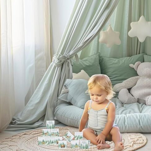 6 PCS Congery Decore Clocks ، Decorder Wooden Nursery Decory for Boys ، Wooden Shelf Decor Decor Decord Room Decor in Kuwait