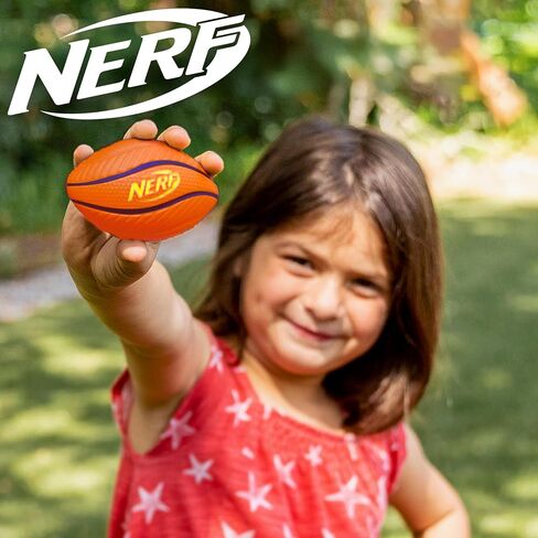 مجموعة كرات رياضية من الإسفنج الصغير من NERF - كرة قدم صغيرة من الإسفنج للأطفال وكرة قدم + مجموعة كرة السلة مجموعة رياضية من الإسفنج الناعم لتخفيف التوتر للأطفال - متعددة الألوان in Saudi Arabia