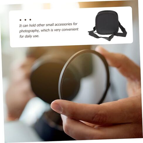 Nuobesty Photography Filter Filter Filter Filter Lightweight Camera Case for Lens Assories تصميم أنيق للاستخدام اليومي المريح والسفر in Kuwait