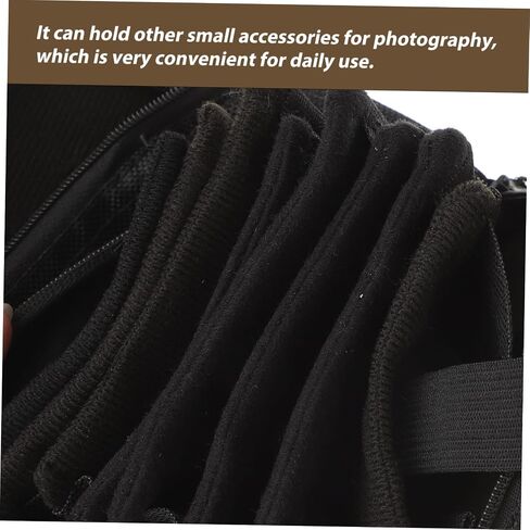 Camera Filter Carry Case with Removable Inner Bag Multi Pocket Photography Filter Holder for Lens Accessories Convenient Design for Memory Card Storage in Saudi Arabia