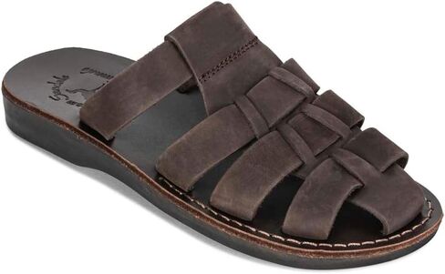 Jerusalem Sandals Michael Slide - Leather Pacific Slide Sandal - Womens in Saudi Arabia