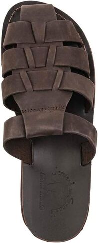 Jerusalem Sandals Michael Slide - Leather Pacific Slide Sandal - Womens in Saudi Arabia