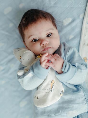 Under the Nile Muslin Sleeping Lovey - Clouds - Organic Cotton in Kuwait