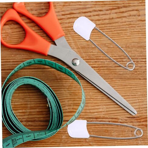 Non-Bendable Plastic Diaper Pin 50pcs Boys and Girls Brooch Pins for Crafts Baby Clothing and Jewelry Making in Kuwait